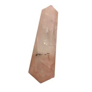 Rose Quartz Crystal‎ Point Tower Healing Stone Gemstone Home Decor Reiki
